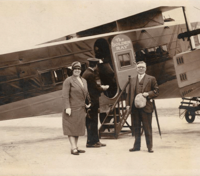 W.N. and Amanda Macqueen London to Paris 1929